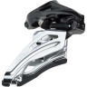Переключатель передний SHIMANO DEORE, M4100-M, SIDE-SWING, на хомут 34,9(с адаптером 28,6/31,8), для 2x10 скоростей, угол:64- IFDM4100MX4